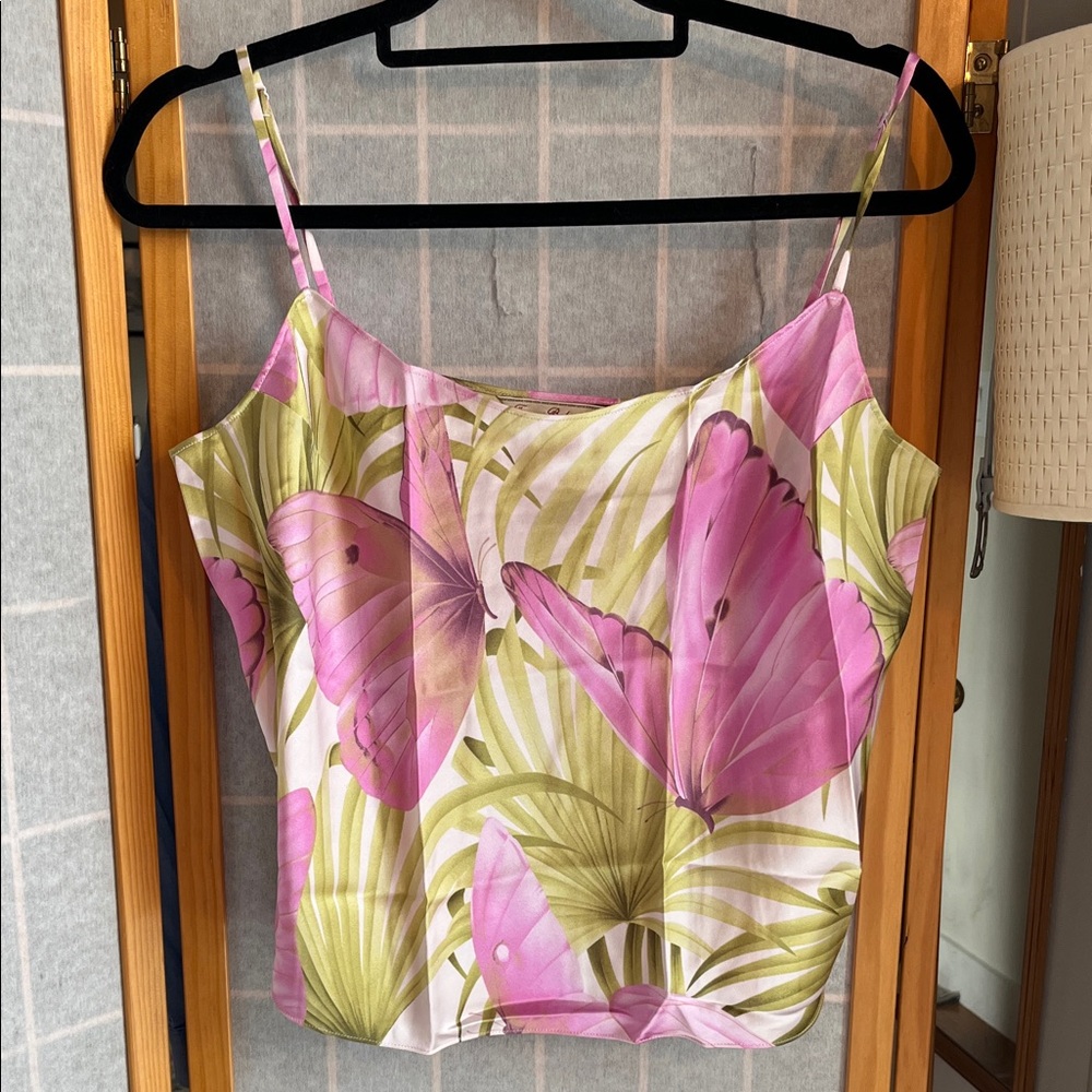 Vintage 90’s 100% Silk Tommy Bahama cami L